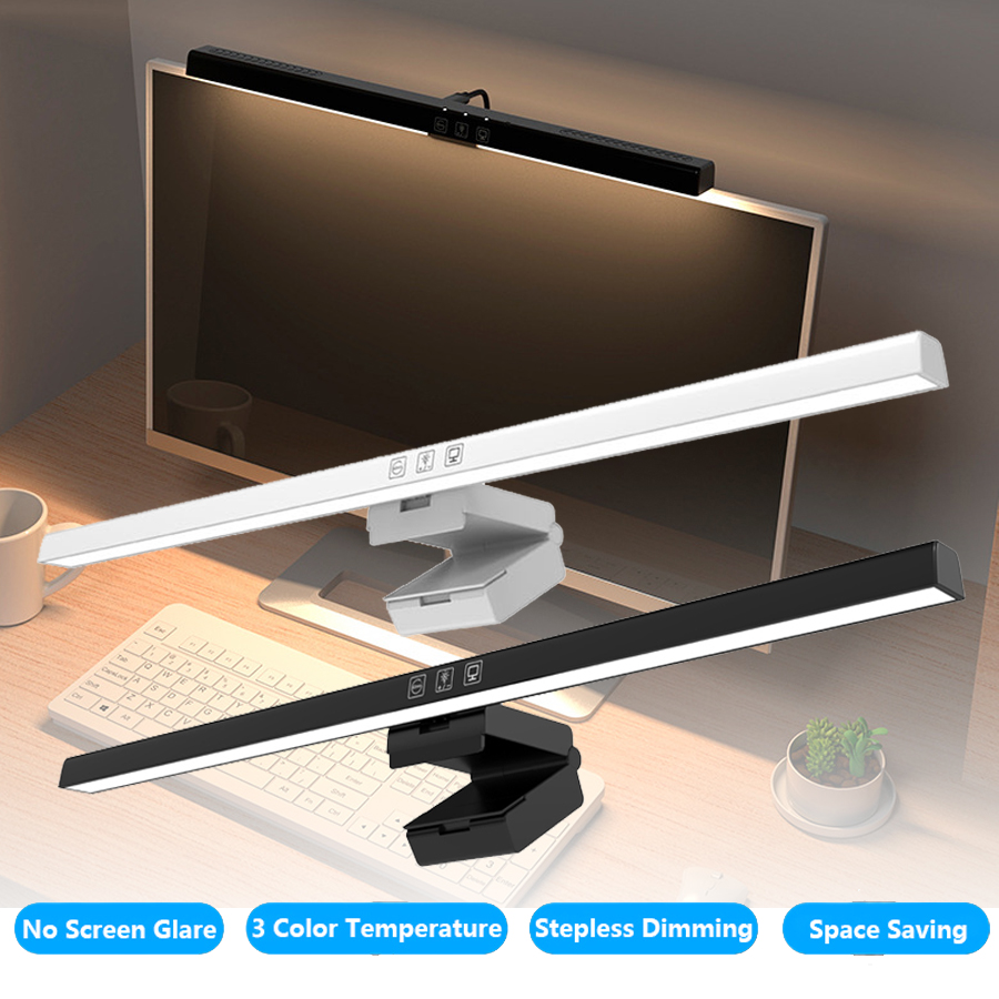 Office Furniture Table - 50cm LED Monitor Light Bar Screen