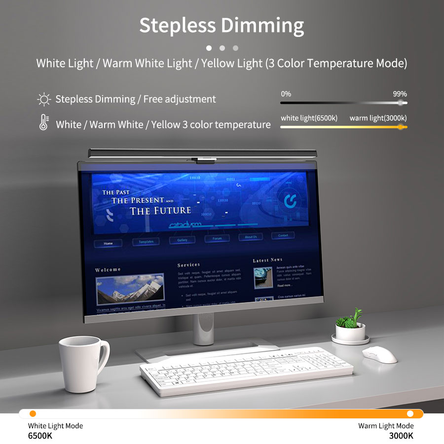 50cm LED Monitor Light Bar Scr - Office Furniture Table review and price