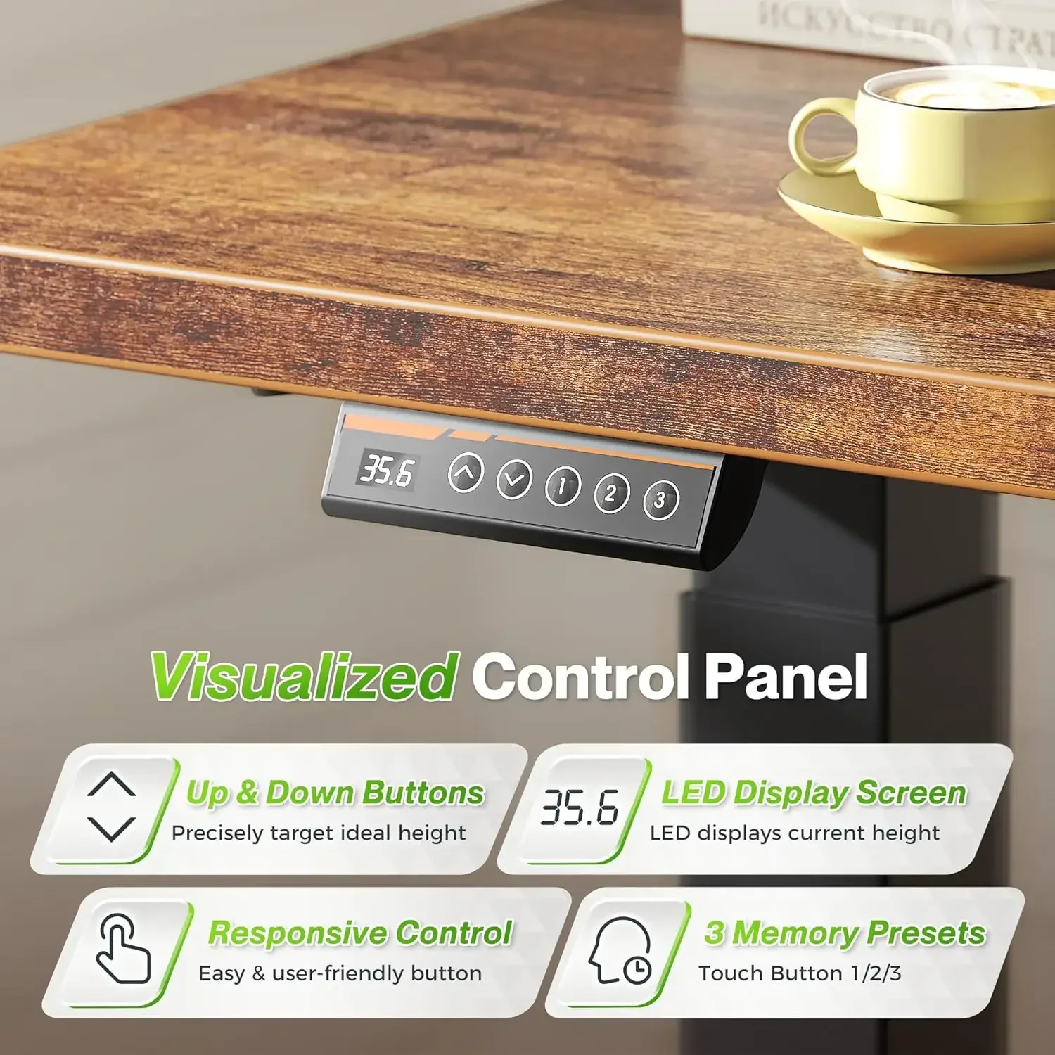 L Shaped Standing Desk with Po - Office Furniture Outlet review and price