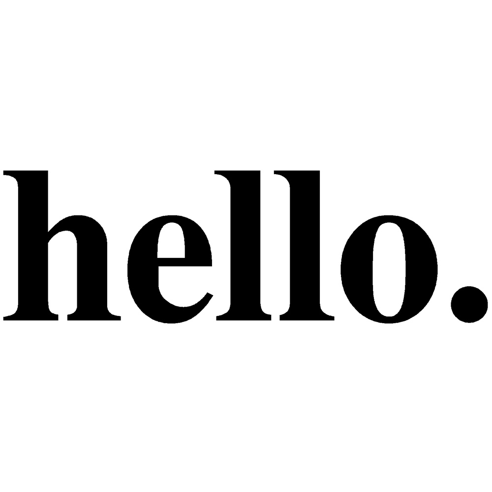 Hello Quotes Wall Sticker Viny - Office Furniture Outlet review and price