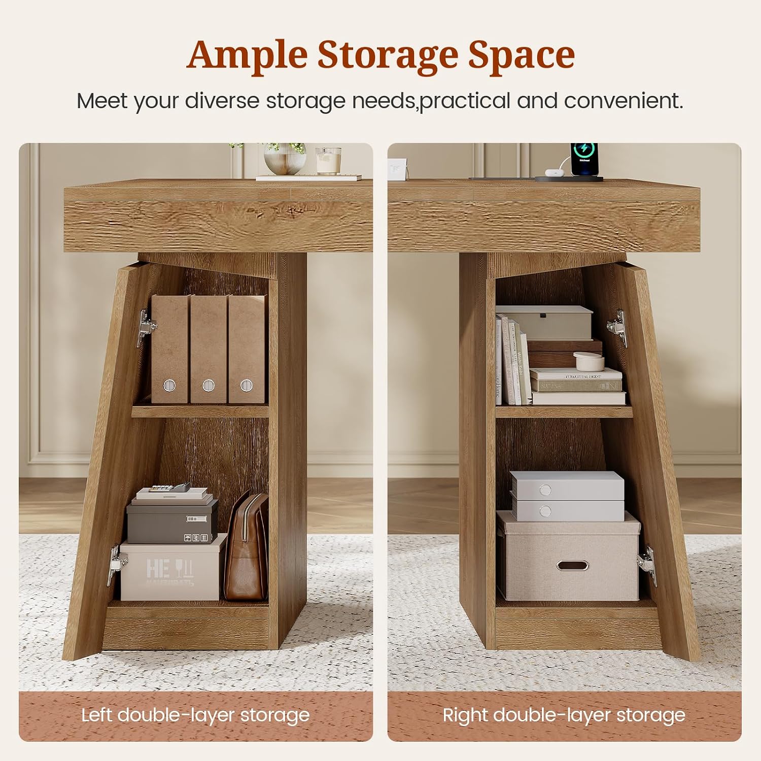 55.9in Executive Desk with Pow - Office Furniture Outlet review and price
