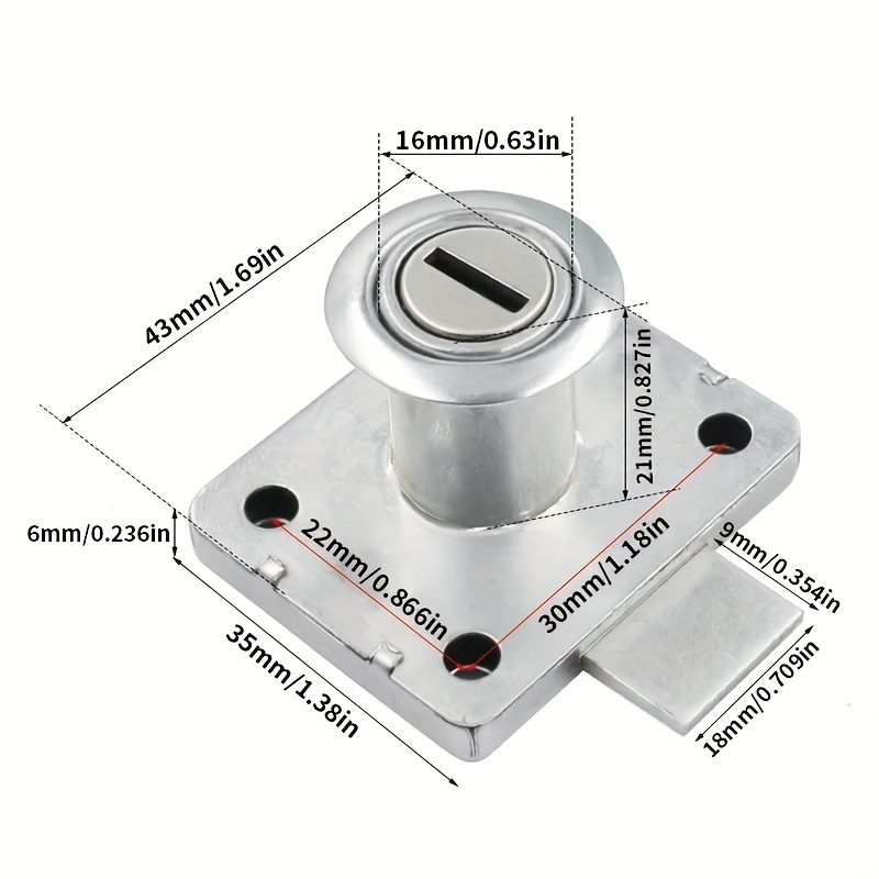 Cabinet Drawer Lock Wardrobe C - Office Furniture Outlet review and price